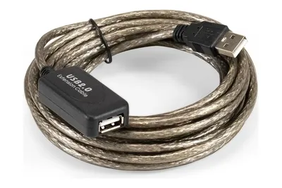 Удлинитель USB ExeGate EX294766RUS, USB 2.0, 5 м