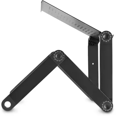 <098502> Подставка для ноутбука 15" BURO BU-807 (стол для ноутбука, столешница металл, 42x26см) черный [BU-807]