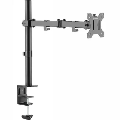 ONKRON Крепление для монитора ONKRON D121E чёрный, для 13"-34", наклон 45°, поворот 180°, нагрузка до 8 кг, расстояние до стола 0-450 мм