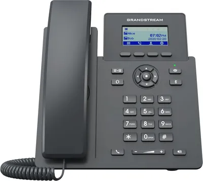 VoIP-телефон Grandstream GRP-2601P, 2 линии, SIP, черный