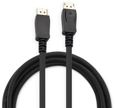 Видео кабель BURO - BHP-DPP-1.4, DisplayPort (M) -> DisplayPort (M), DisplayPort 1.4, 1.5 м, цвет чёрный, BHP-DPP-1.4-1.5