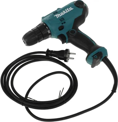 Дрель Makita DF0300, 320 Вт, БЗП-10 мм, 0-1500 об/мин