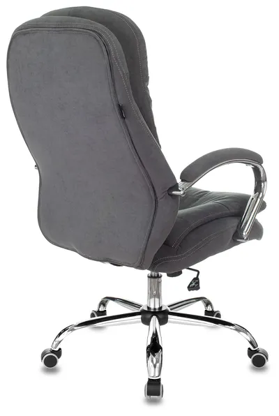 T-9950SL/ALFA44 Кресло руководителя Бюрократ T-9950SL Fabric серый Alfa 44  крестов. металл хром