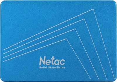 Диск SSD Netac - N600S, для ноутбука, 2.5", 1 ТБ, SATA, 6 Гб/с, speed write-520МБ/с read-560МБ/с, NT01N600S-001T-S3X