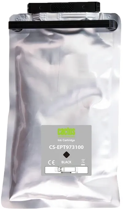 Картридж струйный Cactus CS-EPT973100, черный, 540 мл, для Epson WorkForce