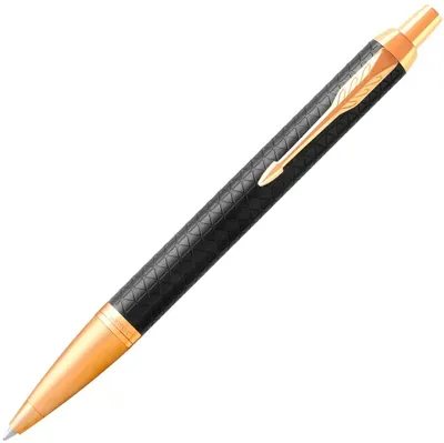 Ручка Parker IM Premium CW1931667, Black GT, M, синие чернила, подарочная коробка