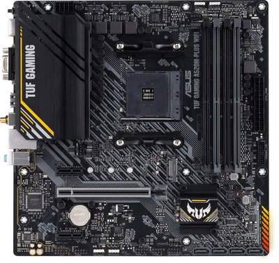 Материнская плата ASUS TUF GAMING A520M-PLUS WIFI, AM4, AMD A520, 4xDDR4, mATX