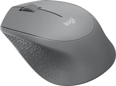 Мышь беспроводная Logitech M280 серый, 1000 dpi, радиоканал, USB, кнопки - 3