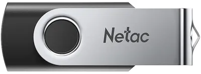 USB накопитель Netac - U505, USB Type A (USB 2.0), 64 ГБ, write speed-45MB/s, read speed-110MB/s, цвет чёрный, NT03U505N-064G-20BK