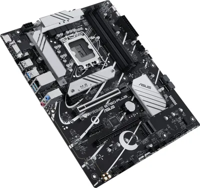 Материнская плата Asus - PRIME B760-PLUS, ATX, Intel B760, 1xLGA 1700, 4xDDR5 до 128ГБ, 1x2.5GbE, audio, M.2, VGA, HDMI, DP, 4xSATA, 2xUSB2.0, 3xUSB3.2, 1xUSB3.2 Type C, PRIME B760-PLUS