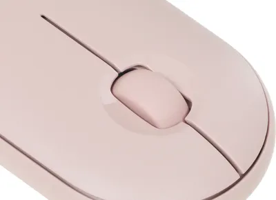 Мышь беспроводная Logitech Pebble M350 Pink розовая, оптическая, 1000dpi, 2.4GHz, USB-ресивер, бесшумная, под обе руки (910-005575)
