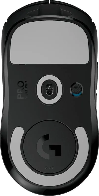 Мышь игровая Logitech PRO X Superlight Black черная, беспроводная Lightspeed, cенсор Hero 25K 100-25600dpi, 6 кнопок, облегченная 63гр, USB кабель 1,8м, под обе руки (910-005884)