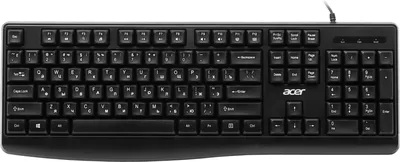 Клавиатура мембранная Acer - OKW301, Проводная, USBnum pad, цвет чёрный, ZL.KBDCC.01A