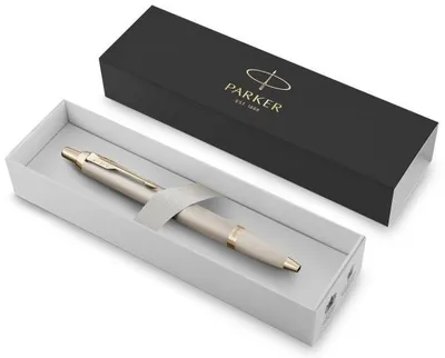 Ручка шариковая Parker 2172956, IM Monochrome, M, синяя, подарочная коробка