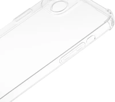 Чехол BORASCO 72406, для Apple iPhone 15 Plus, прозрачный
