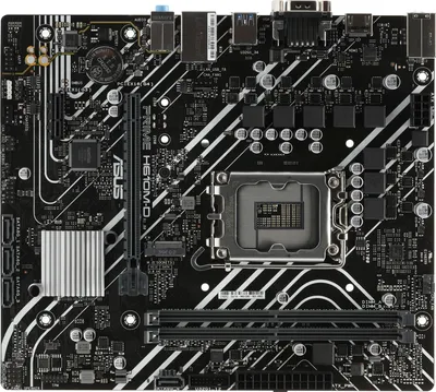 Материнская плата ASUS PRIME H610M-D, LGA1700, H610, 2*DDR5, 4*SATA, 1*M.2, 2*USB 3.2, 4*USB 2.0, 1*COM port, 1*PCIx16, 1*PCIx1, HDMI+D-Sub, mATX, 90MB1G80-M0EAY0