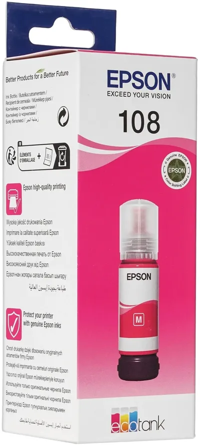Чернила Epson C13T09C34A, пурпурные, для L8050/L8100/L18050