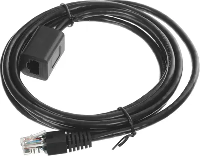 Патч-корд Buro BU-C5EXTND-2M-B, UTP cat.5E, RJ-45(m)-RJ-45(f), 2м