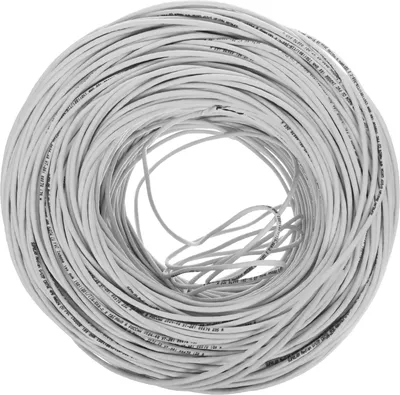Кабель SUPRLAN 01-0334-9, Cat5e UTP, 305м, серый
