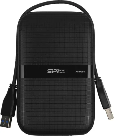 Внешний накопитель HDD Silicon Power 4Tb Armor A60, 2.5'', USB 3.1 Gen 1, черный (SP040TBPHDA60S3A)