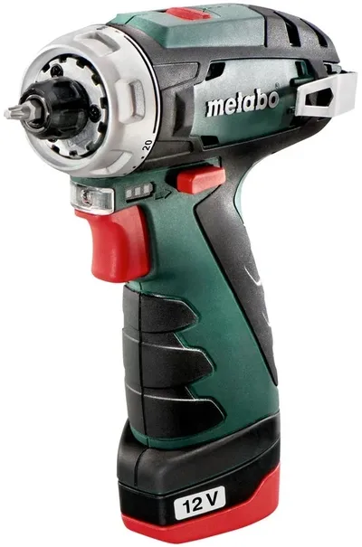 Дрель-шуруповерт Metabo 600080710, Powermaxx BS, быстрозажимной патрон