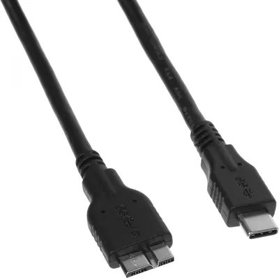 Кабель USB Buro BU-TYPEC-MICROUSB3.0-0.5M, Type C→micro USB, 0.5 м