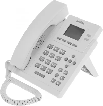 Телефон SIP YEALINK SIP-T31P (2 линии, PoE, БП в комплекте, светло-серый) (SIP-T31P Light Gray)
