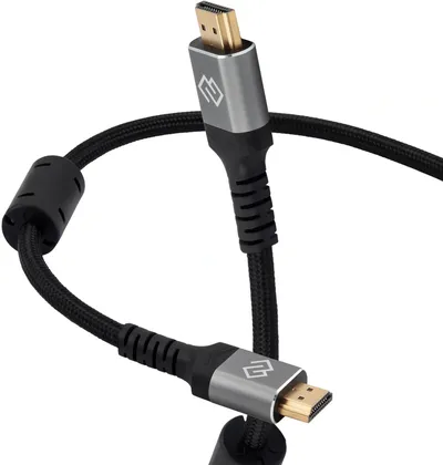 D-HDMI-2FF-V2.1-2M Кабель аудио-видео Digma HDMI (m)/HDMI (m) 2м. феррит.кольца позолоч.конт.  черный  ()