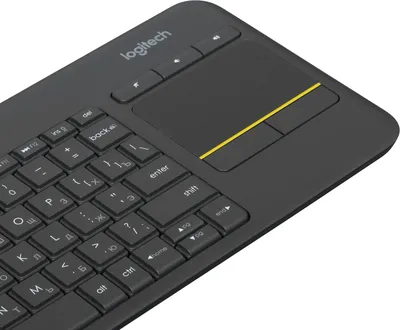 Клавиатура Logitech 920-007173, K400 Plus, беспроводная, USB, чёрная