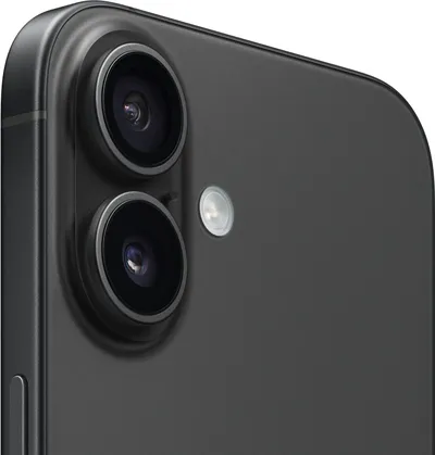 Смартфон Apple iPhone 16 MYE73HN/A, 128ГБ, 8ГБ, черный, 6.1", iOS 18