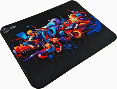 Коврик для мыши Cactus Graffiti ткань, 400х300х3мм [cs-mpc-pro10xl]