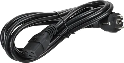 Кабель ITK PC-C19D-3M, C19-Schuko, 3M