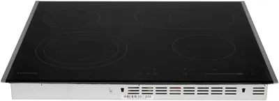 Встраиваемая электрическая панель Samsung NZ64T3536DK/WT 59 x 50.5 x 5.2 см., электронное управление, 15 степеней мощности, автоматическое отключение, защита от детей, блокировка управления, дисплей, 4 конфорки, 2 с зоной расширения, рамка из нержавеющей стали, корпуса черный