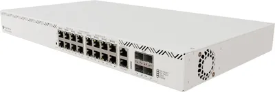 Коммутатор MikroTik CRS320-8P-8B-4S+RM, 17×1GbE PoE, 4×10G SFP+, 1U