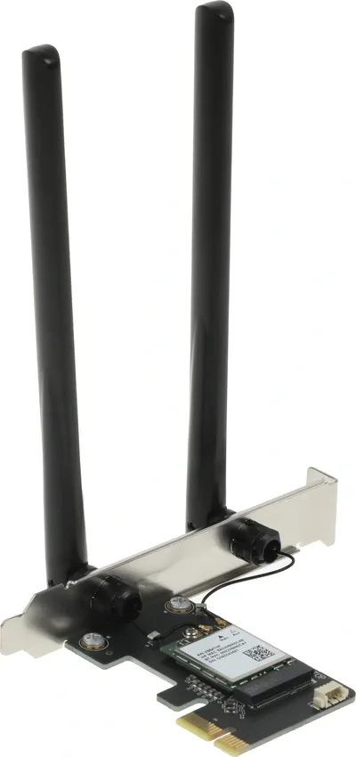 Сетевой адаптер WiFi PCIe Mercusys MA70XE, Wi-Fi + Bluetooth PCI Express с поддержкой Wi-Fi AX1800 и Bluetooth 5.4