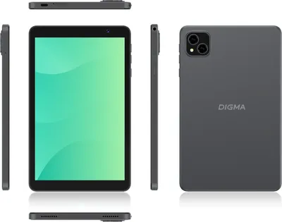 Планшет Digma DA6B8P02, 8", IPS, 3/32ГБ, 4G, Android 15 Go