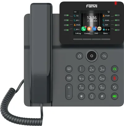 SIP-телефон Fanvil V64, 12 SIP-акк., 3.5", POE, Wi-Fi, BT 4.2
