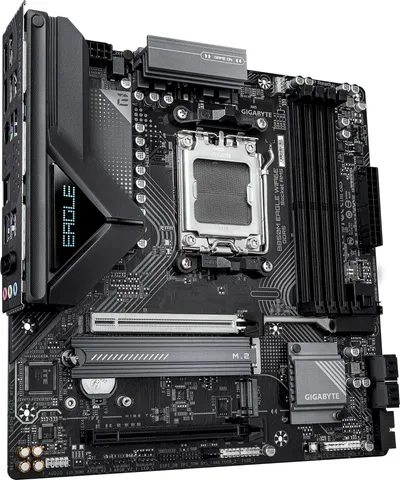 Материнская плата GIGABYTE B850M EAGLE WF6E, AM5, B850, 4×DDR5, Wi-Fi 6E, mATX