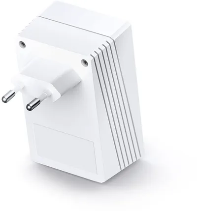 Powerline адаптер TP-Link TL-WPA4220, AV600, Wi-Fi N300, 2x100Mbps