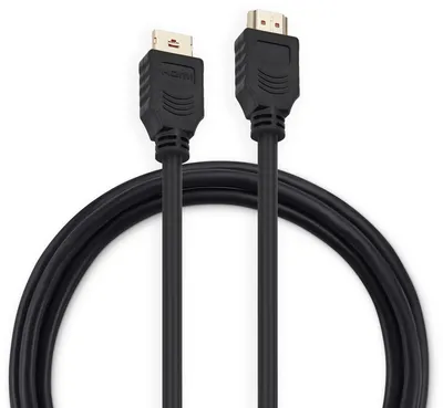 Видео кабель BURO - BHP, HDMI (M) -> HDMI (M), HDMI 1.4, 1080p@60Hz, 2 м, цвет чёрный, BHP2M