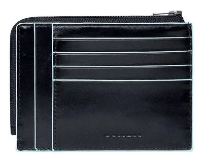Чехол для карт Piquadro PU1243B2R/N, черный, натуральная кожа