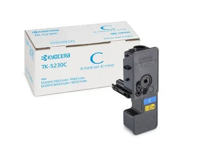 Тонер-картридж Kyocera TK-5230C, голубой, 2200 стр.