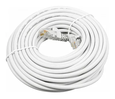 Патч-корд LANMASTER - LAN-PC45, UTP, кат. 5e, 2 x RJ-45, RJ-45 - RJ-45, LSZH, белый, 5 м, LAN-PC45/U5E-5.0-WH