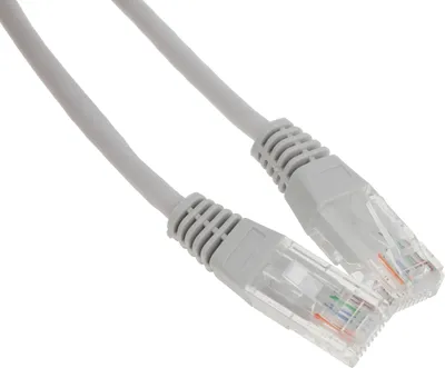 Патч-корд Lanmaster TWT-45-45-2.0-GY, UTP, кат.5e, RJ-45, 2м, серый