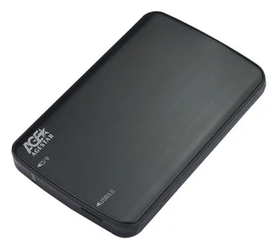 AgeStar USB 3.0 Внешний корпус 2.5" SATA AgeStar 3UB2A12 USB3.0, aluminium, black, безвинтовая конструкция (729830/07330)