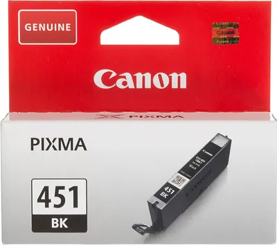 Картридж струйный Canon CLI-451Bk (6523B001) черный (337 стр. 7 мл) для Canon PIXMA iP7240/MG6340/MG5440