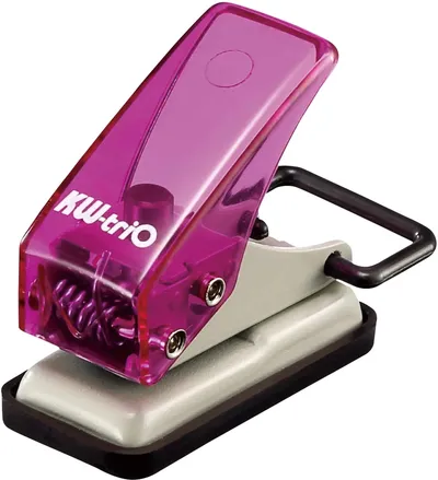 Дырокол KW-triO 92A0, mini, до 6 листов, металл/пластик