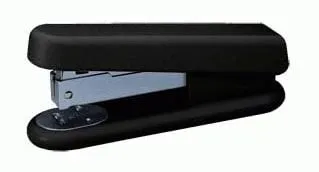 Степлер KW-TRIO 5280BLCK, N10, 10 листов, встроенный антистеплер, черный