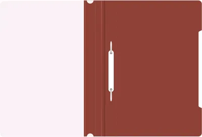 Папка-скоросшиватель Бюрократ -PS20BROWN, A4, пластик, коричневый