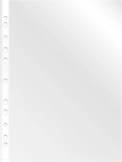 Папка-вкладыш Бюрократ 080G/25, A4+, 80мкм, 25 шт